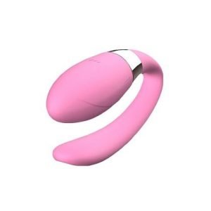 WEARABLE U SHAPE REMOTE CONTROL CLITORIS LUXURY VIBRATOR LXV-030