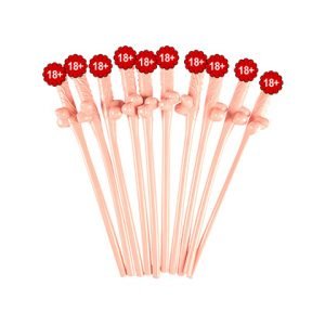 PACK OF TEN WILLY STRAWS BLOW ME KP-001