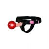 LELUV 6.5 MALE HOLLOW VIBRATING STRAP ON