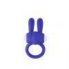 KINGFANSION MINI VIBRATING RABBIT COCK RING (BLUE)