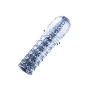 CRYSTAL PENIS SLEEVE TEXTURED EXTENSION PES-021