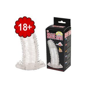 BRAVE MAN CRYSTAL PENIS EXTENSION SLEEVE PES-024