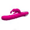 KHALIFA SILICONE RABBIT VIBRATOR-USB RECHARGEABLE