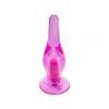 CRYSTAL ANAL VIBRATING BUTT PLUG WITH SUCTION CUP