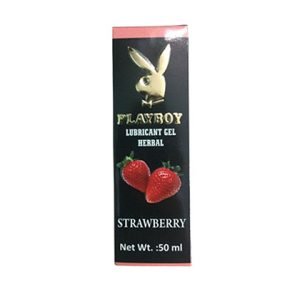 PLAYBOY LUBRICANT WATER BASED GEL-STRAWBERRY FLAVOURED CGS-034