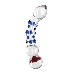 FLOWER CRYSTAL GLASS DILDO SEX TOY GD-003