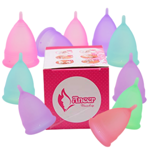 FEMININE HYGIENE SILICONE MENSTRUAL MOON PERIOD CUP MPC-001