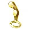 JAGUAR GOLDEN GLASS DILDO